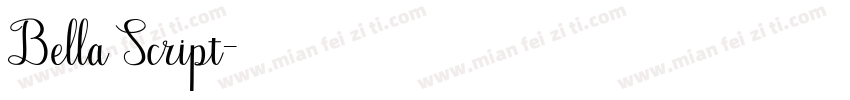 Bella Script字体转换